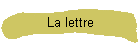 La lettre